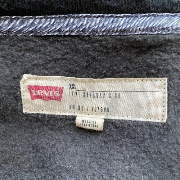 Levi’s Men’s Gray Black Pullover Crew Neck SZ XXL - Picture 8 of 12